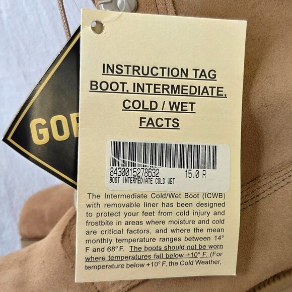 Belleville ICW Cold/Wet GORE-TEX Military Army Tactical Combat Boot Size 15R NWT - Picture 10 of 12